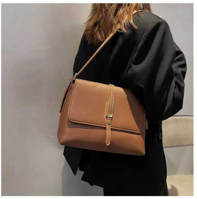 SIJJEEL Tan Sling Bag Sling Bag for Women Stylish PuTravel Crossbody Shoulder Purse for Girls, Ladies