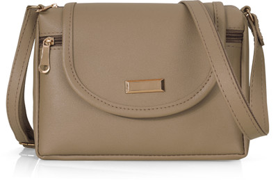 BAGIN ENTERPRISE Tan Sling Bag Women’s Stylish Crossbody Sling Bag