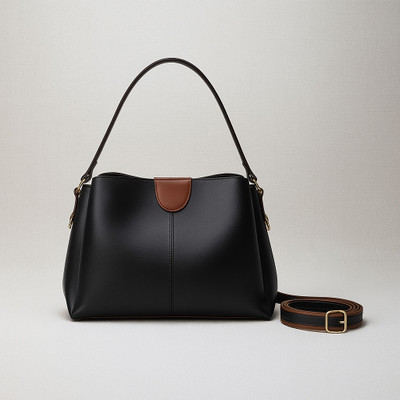 LushhHold Black, Brown Sling Bag Women’s Handbag | Black & Brown Shoulder Sling Bag | Faux Leather Purse