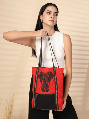 ENSAC Red Tote JHOLA-01-BAG