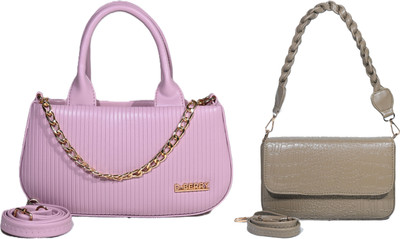 Despacito Clear, Khaki Sling Bag Fashionable sling bag(Pack of 2)