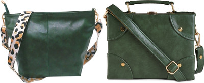 Dakota Green, Green Sling Bag SKU11(Pack of 2)
