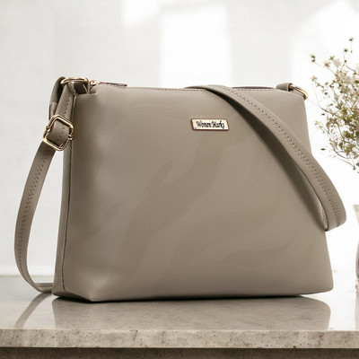 BFTPRIME Grey Sling Bag BFT-01-PLANE POUCH-GREY