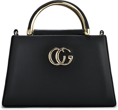 Krasivyy Black Sling Bag Top handle