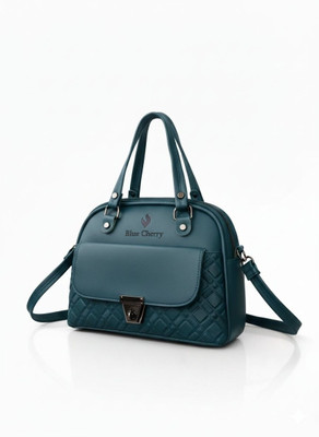 Faisalhub Green Sling Bag Quilted Women’s Handbag with Shoulder Strap