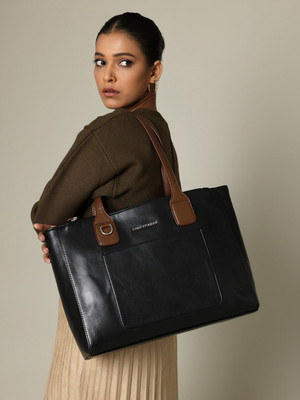 LINO PERROS Black Tote Classic Tote Bag