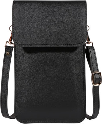 MOMISY Black Sling Bag Mobile bag
