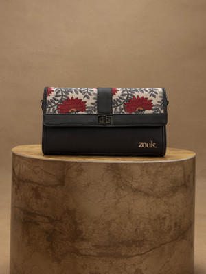 ZOUK Red Clutch Tarini Clutch - Nawabi Couture