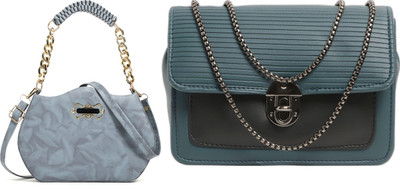 Nariox Blue, Grey Sling Bag New Women's style siling begs for girls Mekaup bags ️ party wear