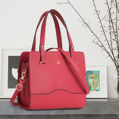 Martucci Maroon Sling Bag Structured Handbag with Adjustable and Detachable Strap for Women