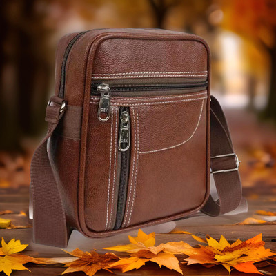 JairaJ Brown Sling Bag Men Sling Bag extra large