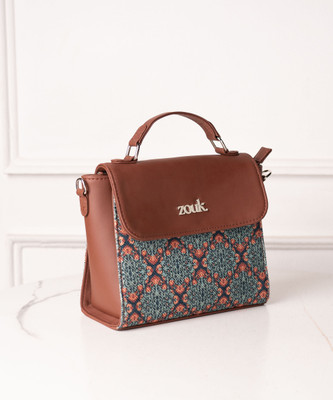 ZOUK Green Sling Bag Kolkata Nouveau Statement Sling Bag