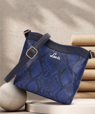 LAVIE Blue Sling Bag Python Aarcher Sling Bag