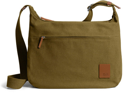 DailyObjects Khaki Sling Bag Olive Green March Crossbody Bag Large