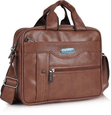 BLENZO Men & Women Tan Messenger Bag