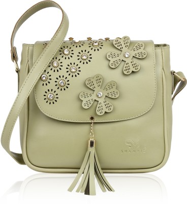 SHAMRIZ Green Sling Bag Women's and Girls Stylish Sling bag