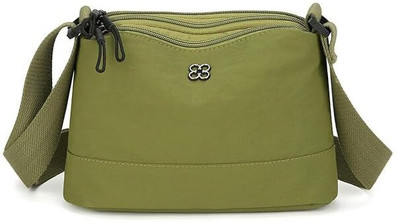 Voroly Green Sling Bag Cross body Men’s Sling Messenger Bag for Travel / Office / Business