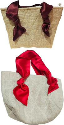 athizay Brown, White Sling Bag Sling bags for women print Cross body bags(Pack of 2)