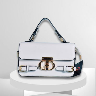 Harnoor Enterprises White Sling Bag YK119