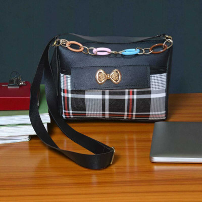 AK Black Sling Bag LV.CHEXK.BLACK.022
