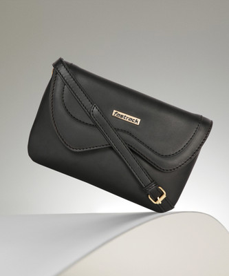 Fastrack Black Sling Bag Black Clutch