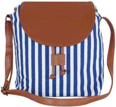 Marissa White, Blue Sling Bag MS4011-WHITEBLUE