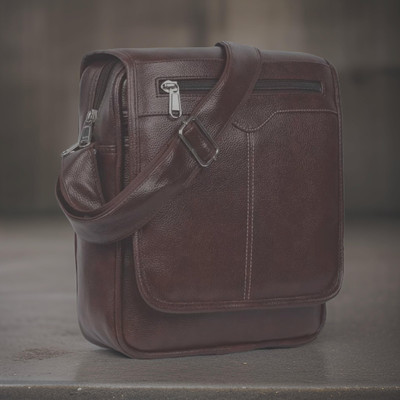 house of common Brown Sling Bag Men Sling Bag side bag for men(S-12*11)