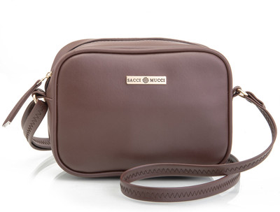 house of common Brown Shoulder Bag Stylish Box Sling Bag | Side Purse| Cross Body Sling Box Bags -EthnicTraditional