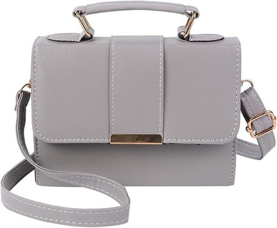 GAUSULWARA Grey Sling Bag Women Sling Bag Women's Stylish Small Lightweight Sling Crossbody Shoulder Bag