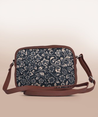 ZOUK Multicolor Sling Bag FloMotif Printed Sling Bag for Women