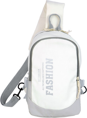STORITE White, Grey Shoulder Bag Stylish Sling Crossbody Bag with Adjustable Strap