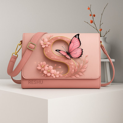 Reshu Pink Sling Bag stylish hand purse premium quality bag