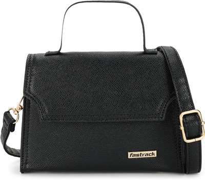 Fastrack Black Sling Bag Solid