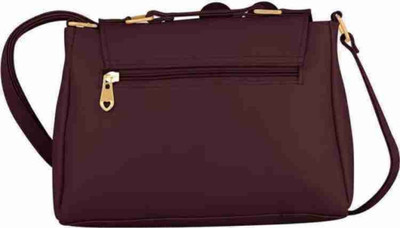 Cleto Maroon Sling Bag HAMZACLETO ALR1_GY_11