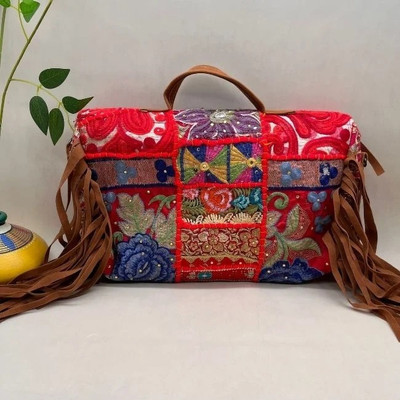 Ellestyle By Anu Multicolor Sling Bag Handcrafted Banjara Elite Bags for women/Perfect for gifting