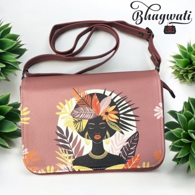 Bhagwati Tan Sling Bag DIGITAL PRINT SLING