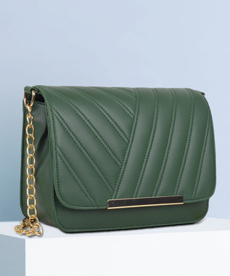 SPOTIC Green Sling Bag SPT-WOMEN-SLING-BAG-050-GREEN