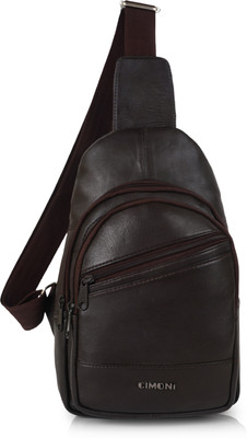 CIMONI Brown Shoulder Bag Stylish Unique Design Trendy Crossbody Shoulder Bag For Unisex