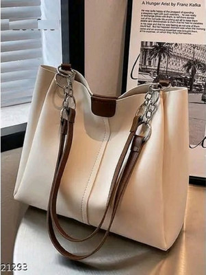 SIJJEEL White Tote Women Extra Specious Tote Bags