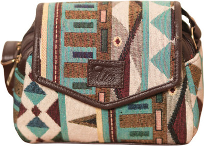 Tia Green Sling Bag ETHINIC BAG