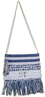SHAZ TRADERS Multicolor Tote Bag - Jute and Cotton - All purpose Shoulder and Handbag for Women