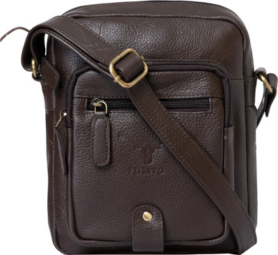 Pinato Brown Sling Bag PL-3103 Brown Sling Bag Handmade