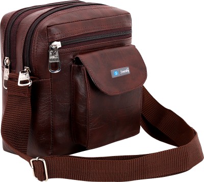 Swanky Brown Sling Bag Cross-Body Sling Kit Messenger Bag |Side Bag|Extra Spacious Men Women Travel