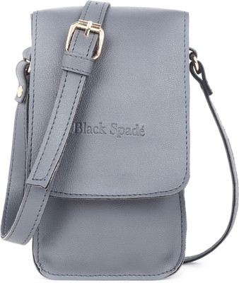 black spade Grey Sling Bag Mobile Crossbody