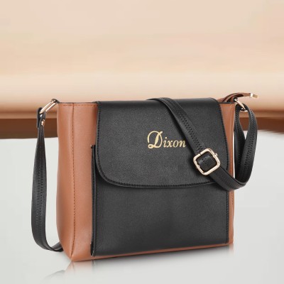 DIXON Tan Sling Bag Classy New Trendy Unique Design Shoulder Crossbody Women Sling Bag