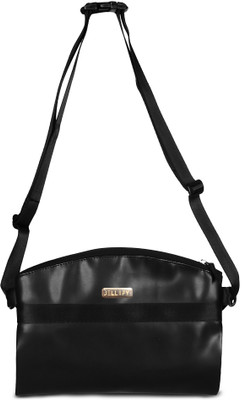 JELLIFY Black Sling Bag Leather Crossbody shoulder ladies sling bag for women
