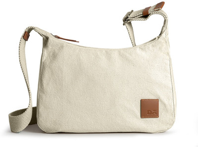 DailyObjects White Sling Bag Ivory March Crossbody Bag Regular