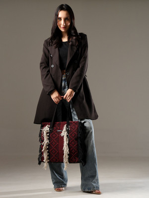 ENSAC Red, Black Tote TOTE-BAGS