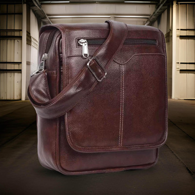 Shivra Brown Sling Bag Men Sling Bag side bag for men(S-11*11)