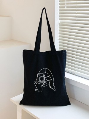 THE SACK CO Men & Women Black Tote